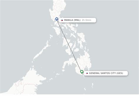 Flight Ticket from Manila to General Santos .